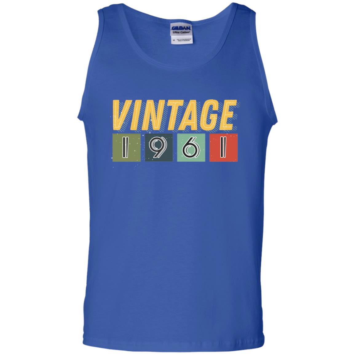 Vintage 1961 57th Birthday Gift Shirt For Mens Or Womens Royal