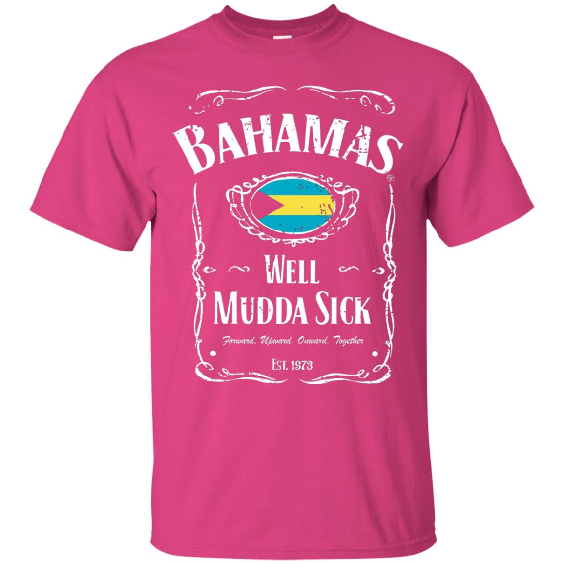 Well Mudda Sick Souvenir Vintage Bahamas Vacation T-shirt Heliconia