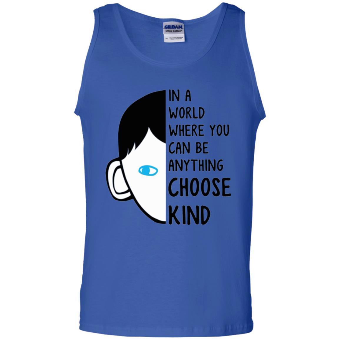 Anti Bullying T-shirt In A World Where You Can Be Anything Choose Kind Royal