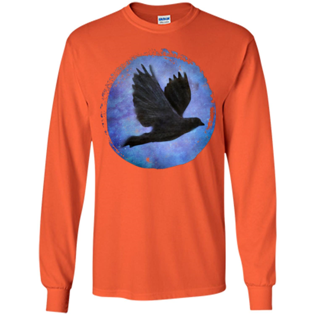 Raven In Flight T-shirt Orange