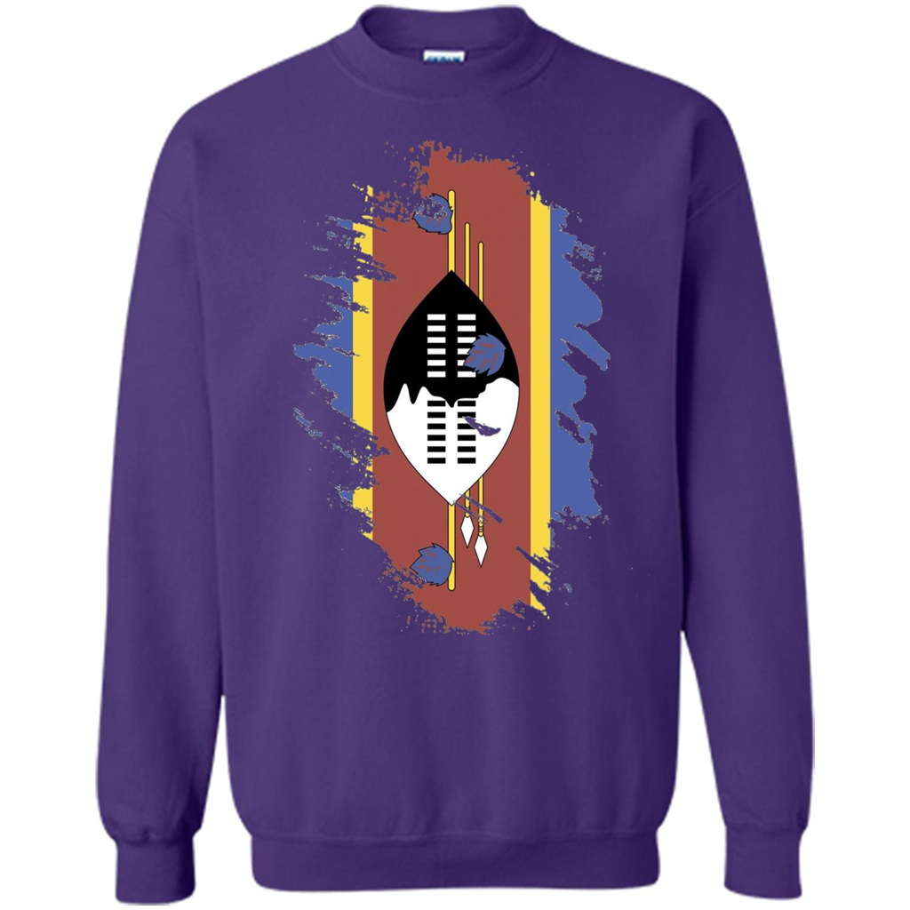 Flag of Swaziland T-shirt National Swaziland T-shirt Orange