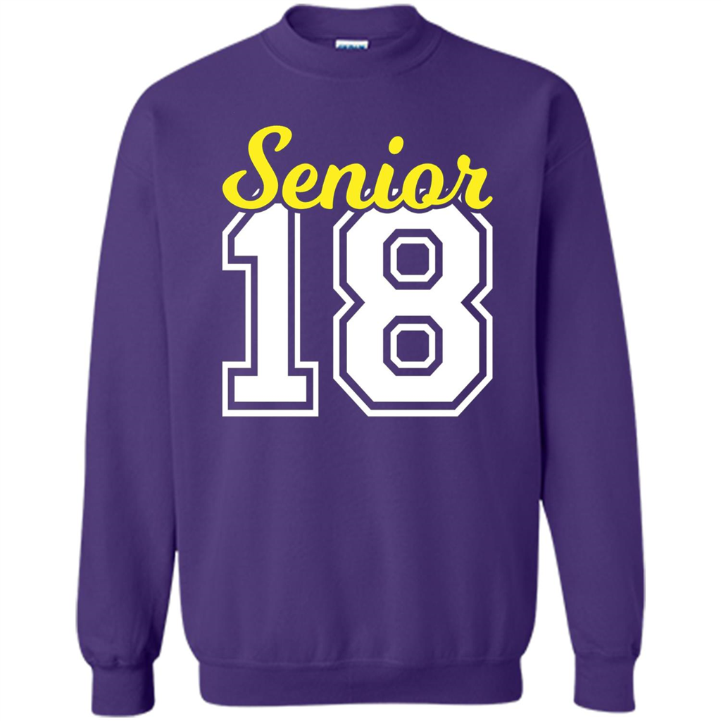 Senior Class of 2018 Jersey Style T-shirt Orange