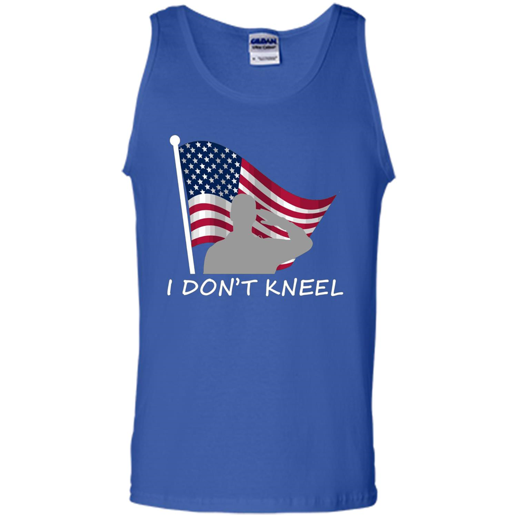 I Don't Kneel T-Shirt American Flag T-shirt Royal