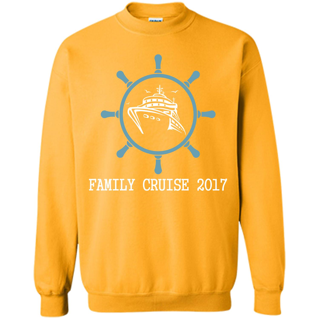 Family T-shirt Family Cruise 2017 Gold