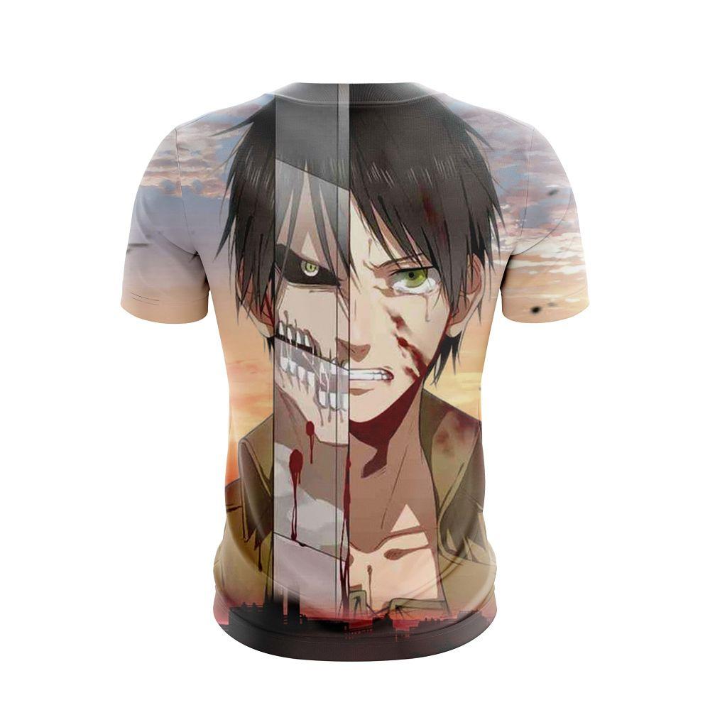 Attack On Titan Eren Yeager Titan Form Unisex 3D T-shirt