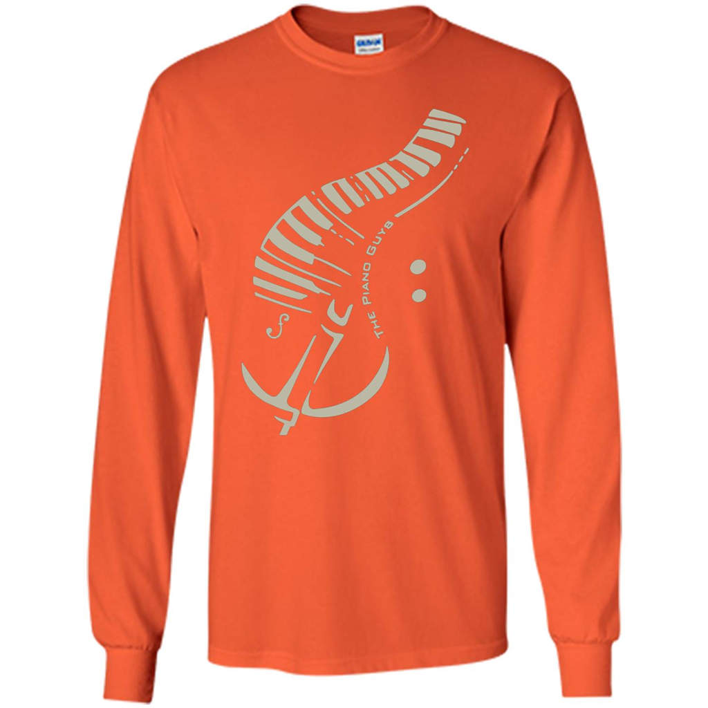 Piano Guys T-Shirt Love Piano T-shirt Orange
