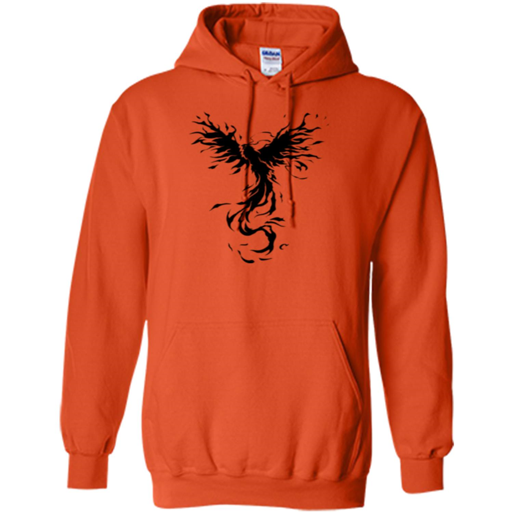 Black Phoenix T-shirt Orange