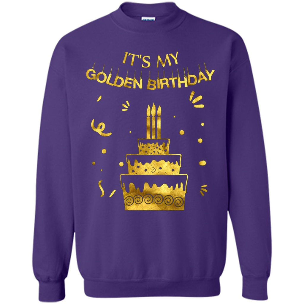 Golden Birthday T-shirt It's My Golden Birthday Orange