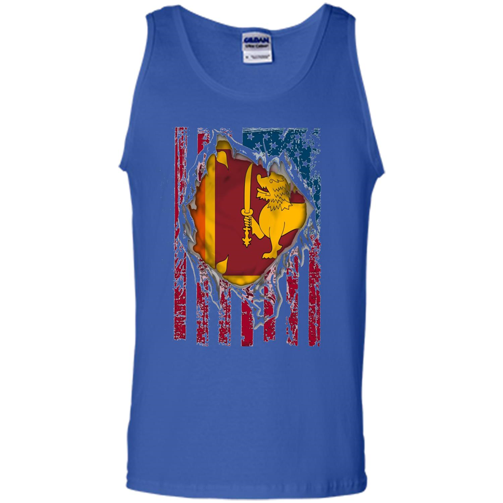 Sri Lanka Flag Proud T-Shirts Royal