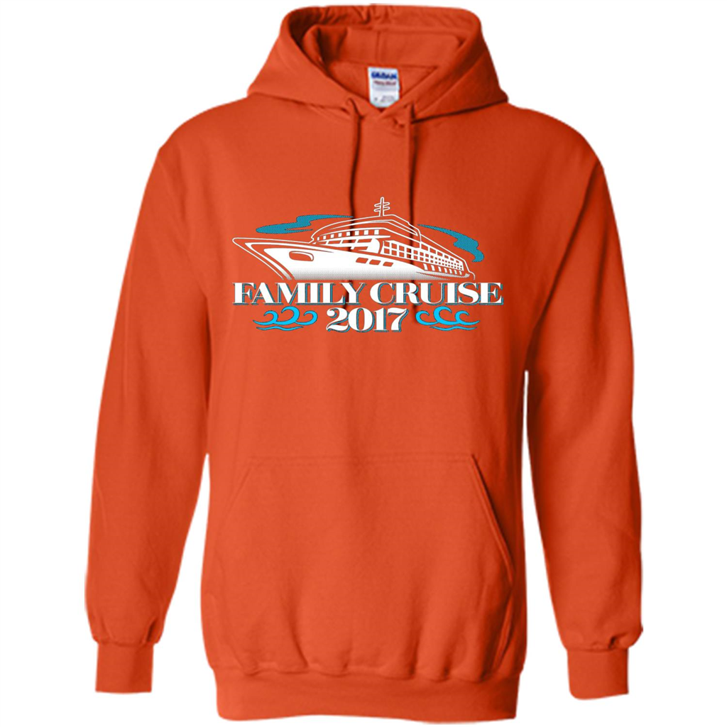 Family Cruise 2017 Vacation T-shirt Orange