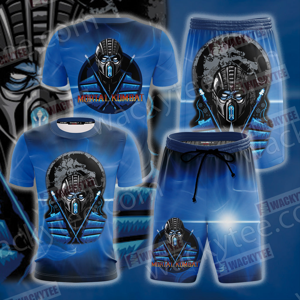 Mortal Kombat Subzero New Look 3D Beach Shorts