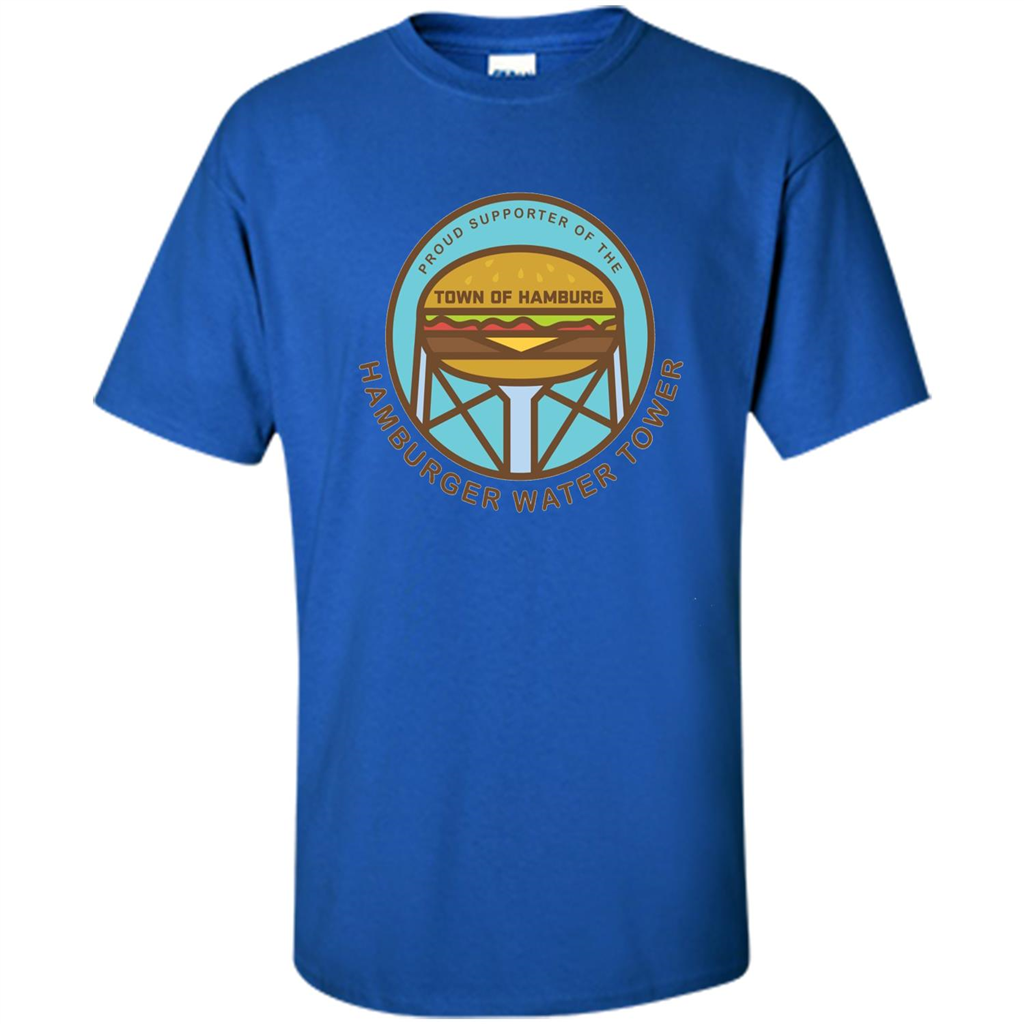 Hamburger Water Tower T-shirt Royal