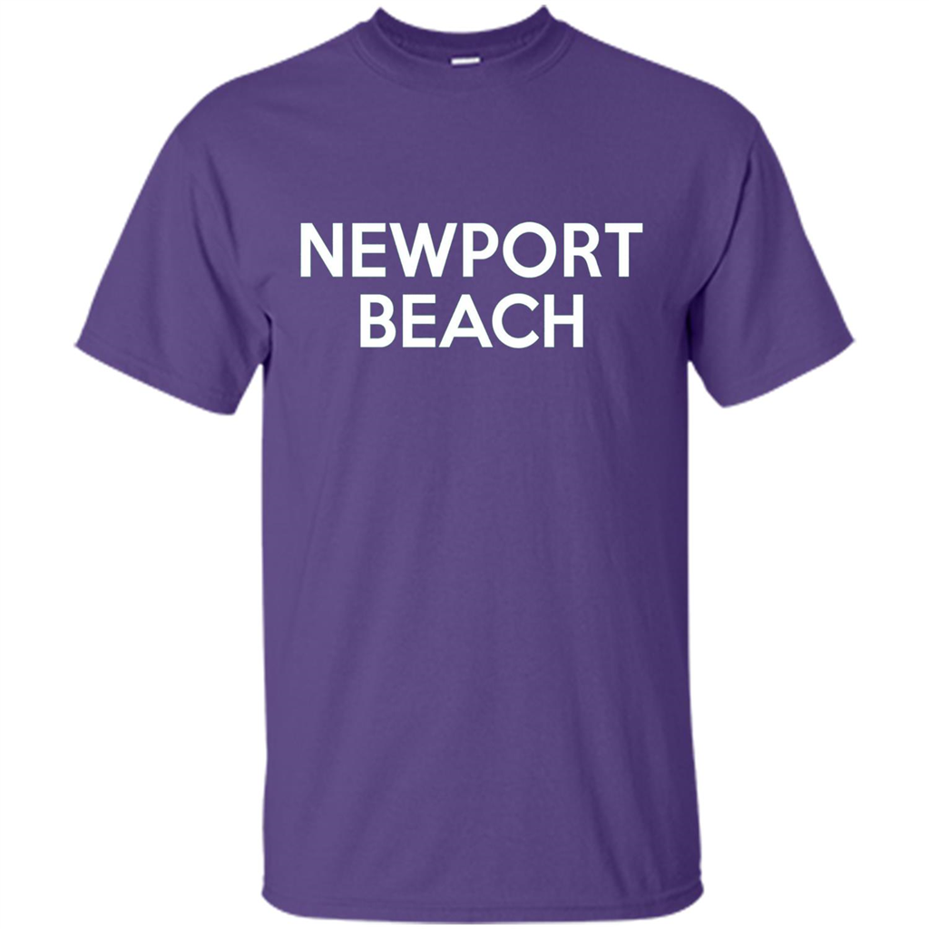 Newport Beach - California T-shirt Purple