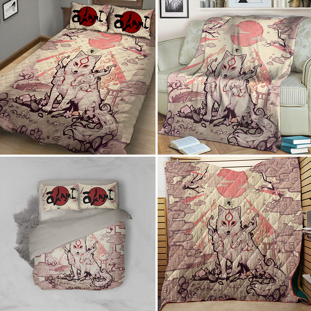 Okami New 3D Bed Set