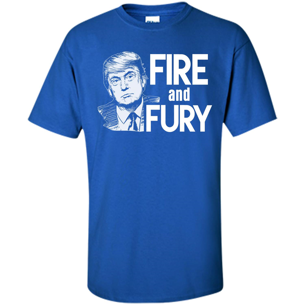 American T-shirt Fire And Fury Royal