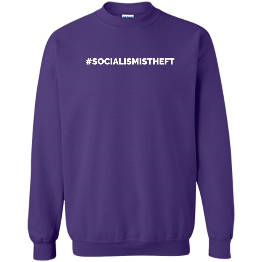 Socialism is Theft T-shirt Orange