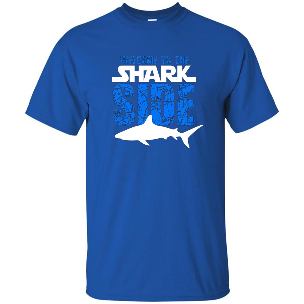 Welcome To The Shark Side T-Shirt Funny Shark T-Shirt Royal