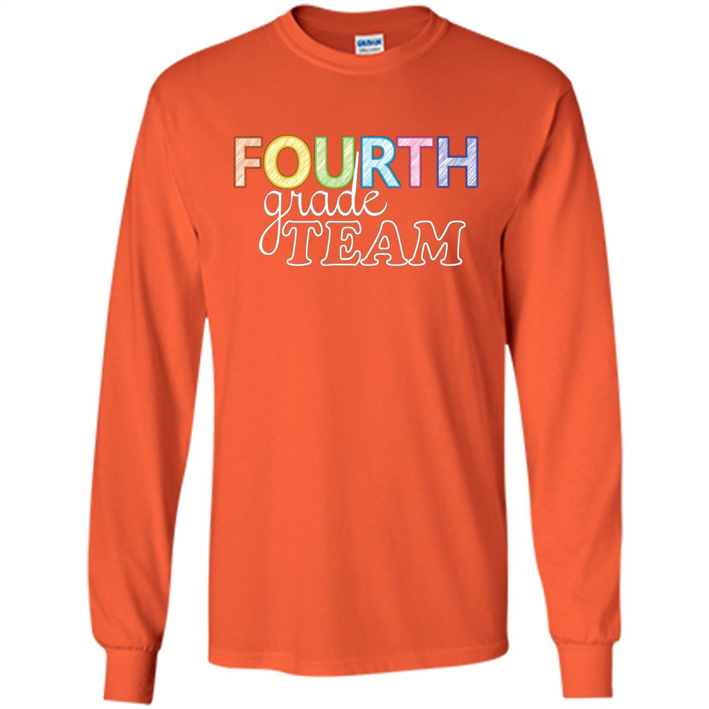 Fourth Grade Team T-shirt Orange