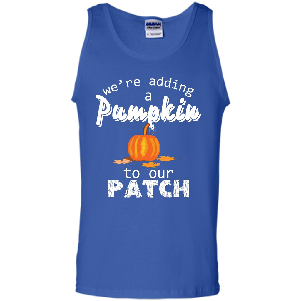 Halloween T-shirt We’re Adding A Pumpkin To Our Patch T-shirt Royal