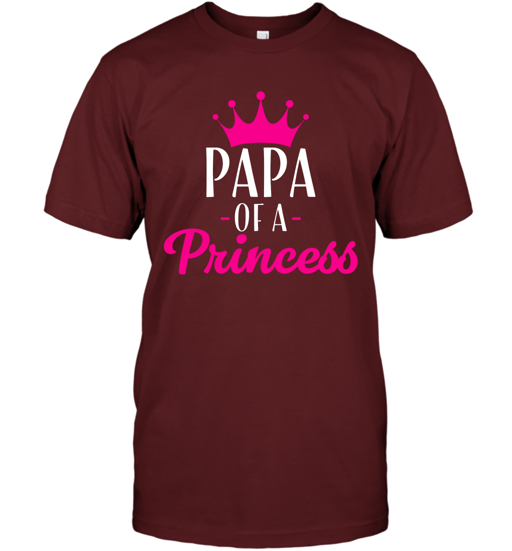 Papa Of A Princess Daddy Father Shirt T-Shirt T-Shirt Cardinal