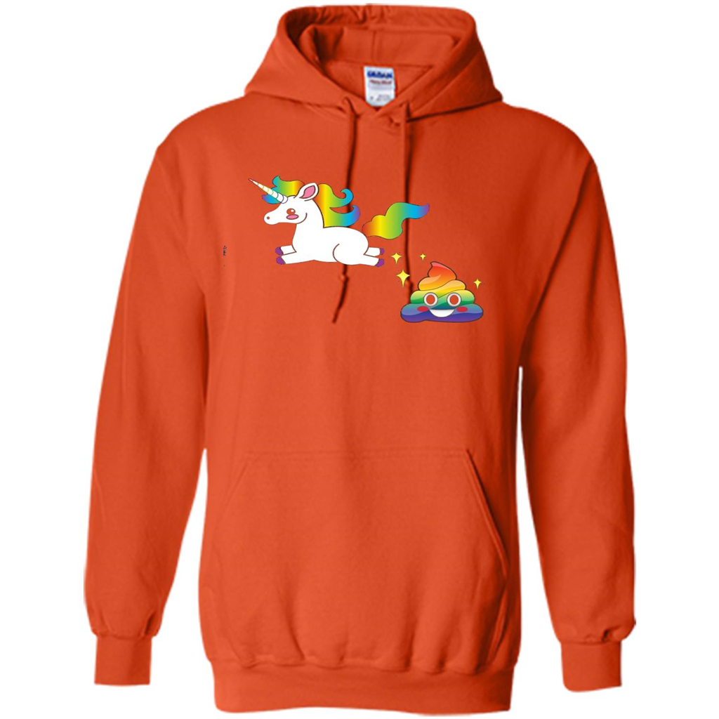 Unicorn Rainbow Poop Funny Cute Emojis T-shirt