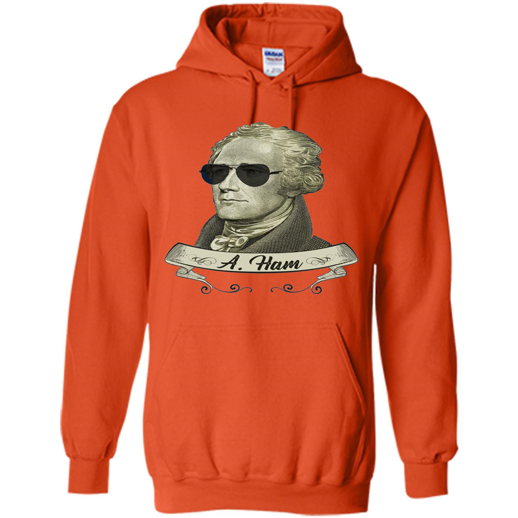 Cool Sunglasses T-shirt Funny Hamilton T-shirt Orange