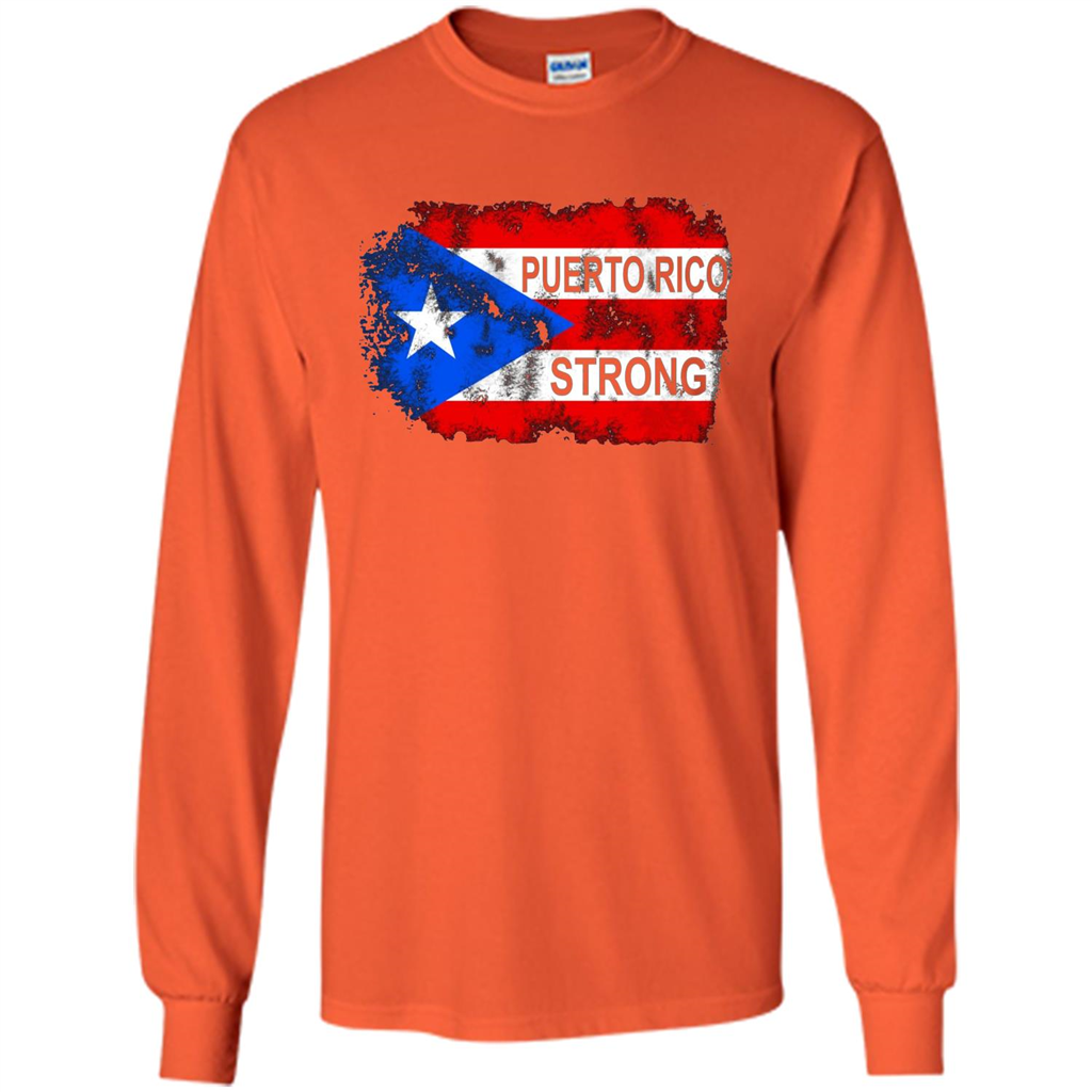 Puerto Rico Strong T-shirt Orange