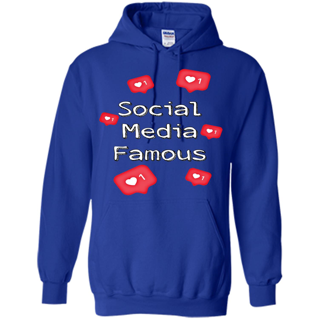 Social Media Famous T-shirt Royal