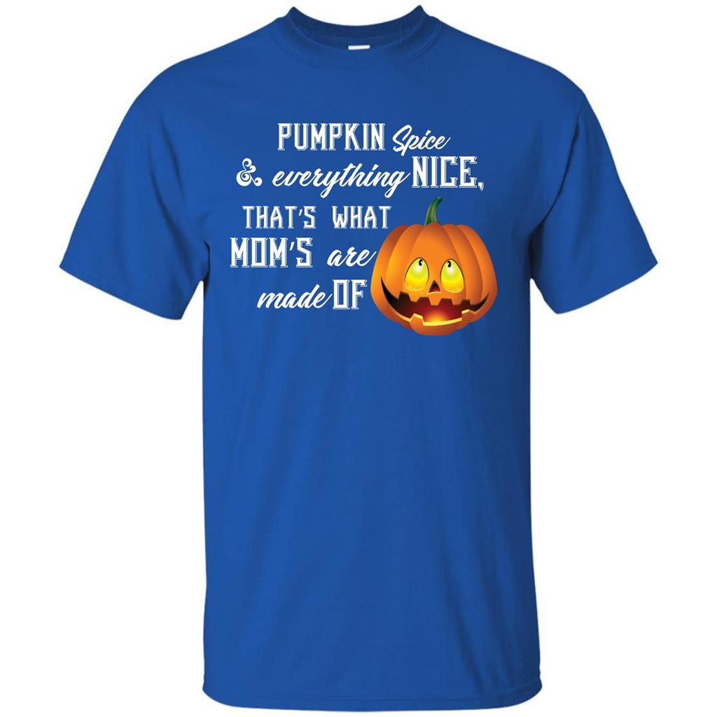Halloween T-shirt Pumpkin Spice Everything Nice T-shirt Royal