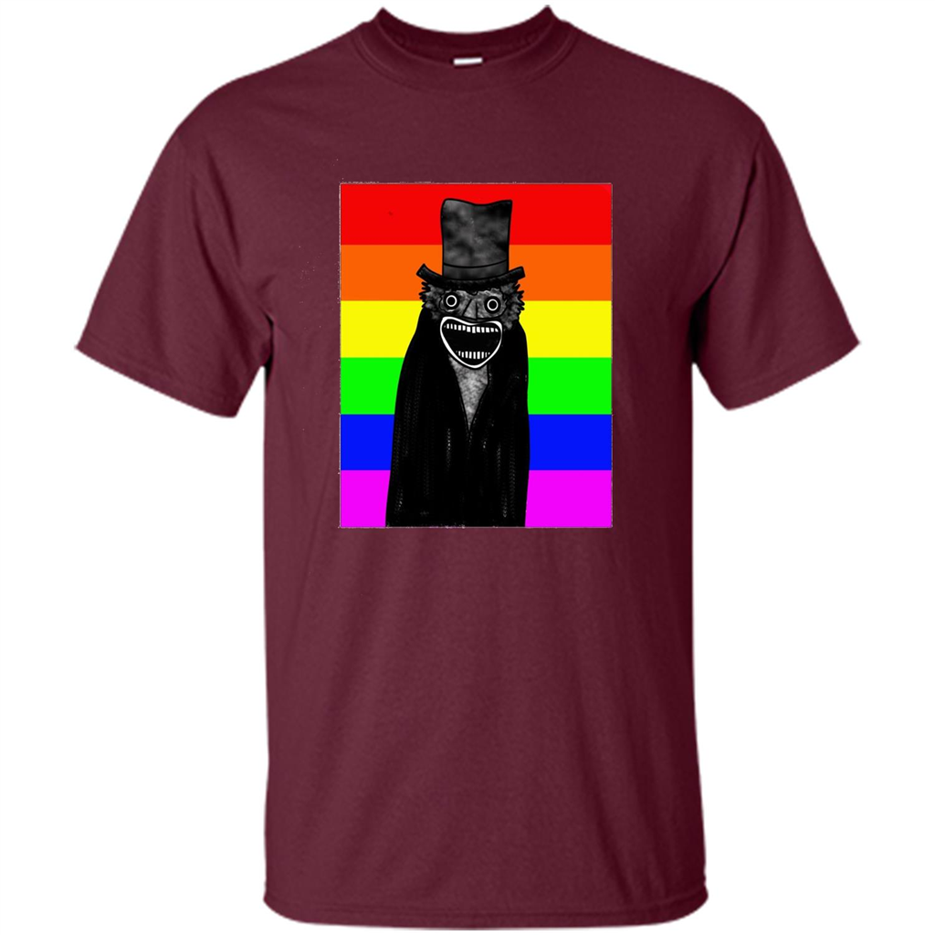 LGBTQ T-shirt Babadook Pride Maroon