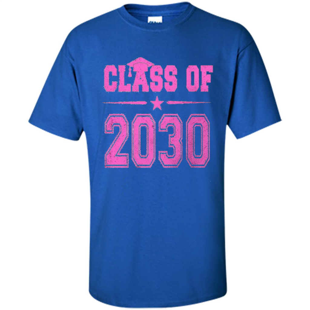 Class of 2030 Pink Girls T-shirt Royal