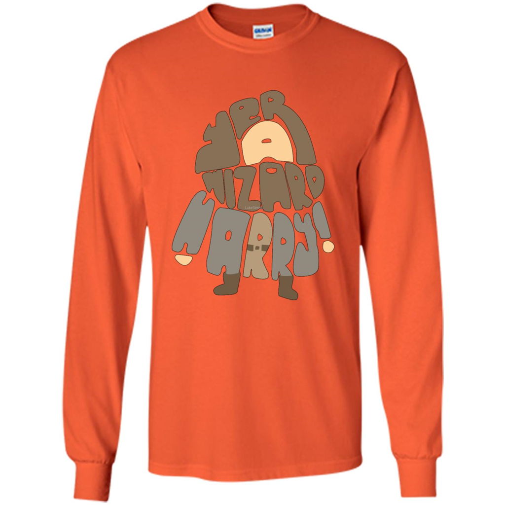 Movies T-shirt Yer A Wizard Harry Orange