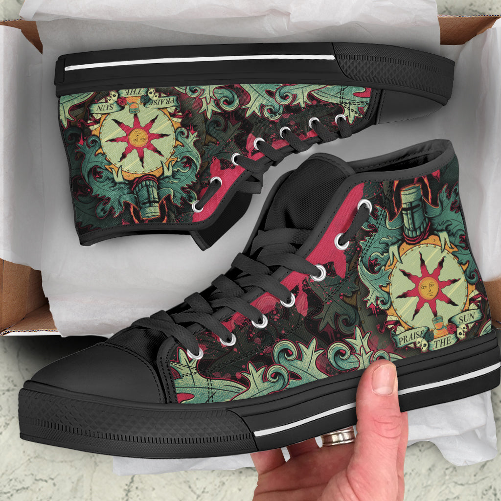 Dark Souls Praise The Sun High Top Shoes SIZE 47