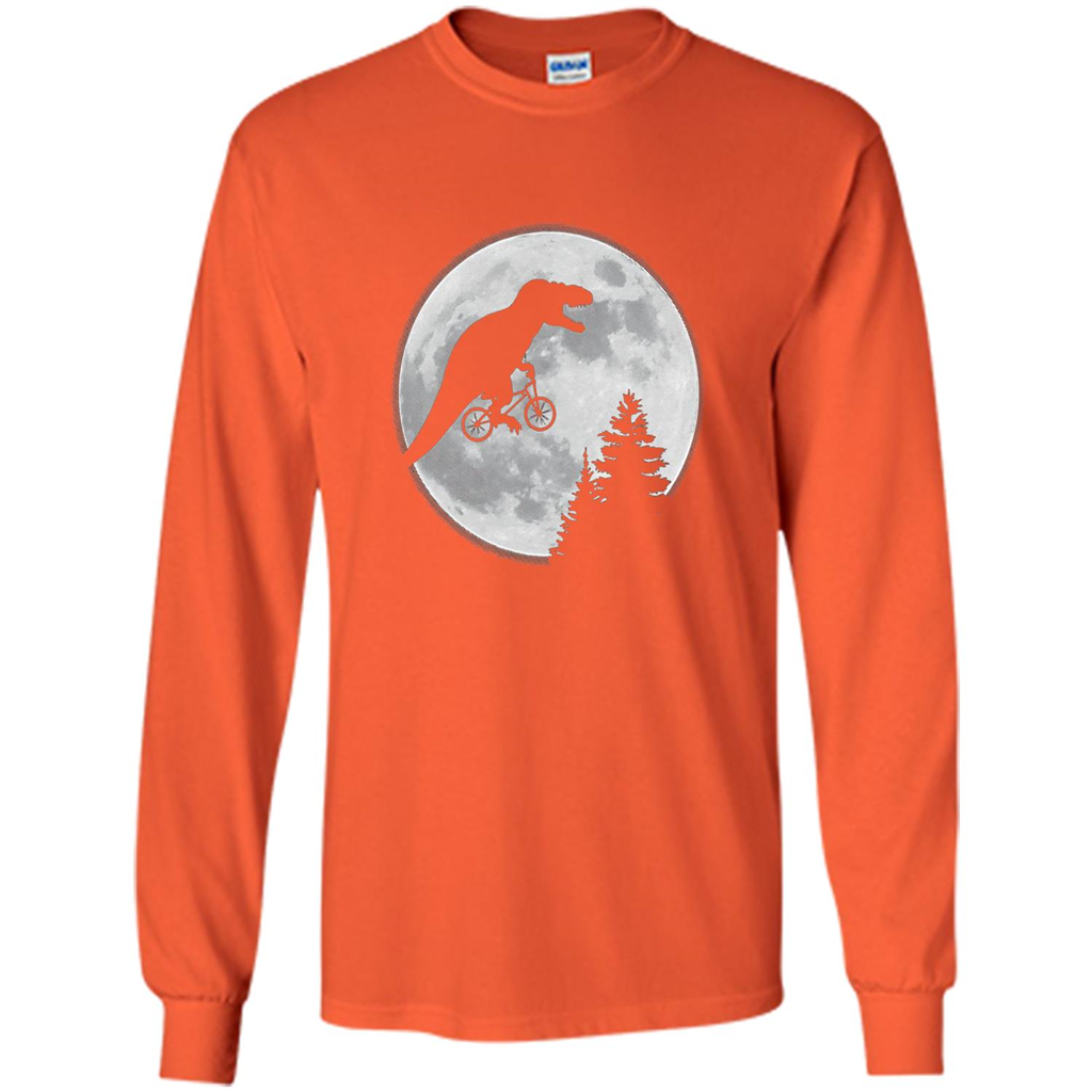 T-Rex Moon T-shirt Orange