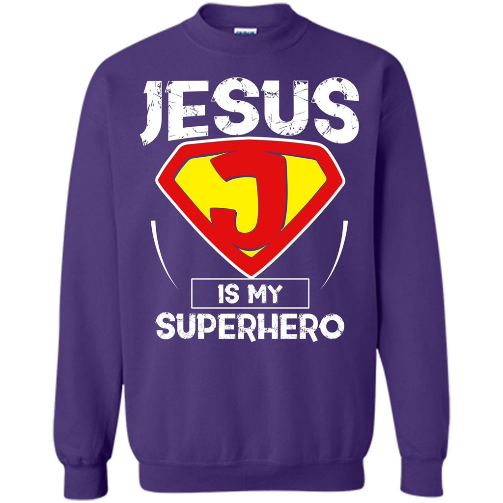 Christian T-shirt Jesus Is My Superhero T-shirt