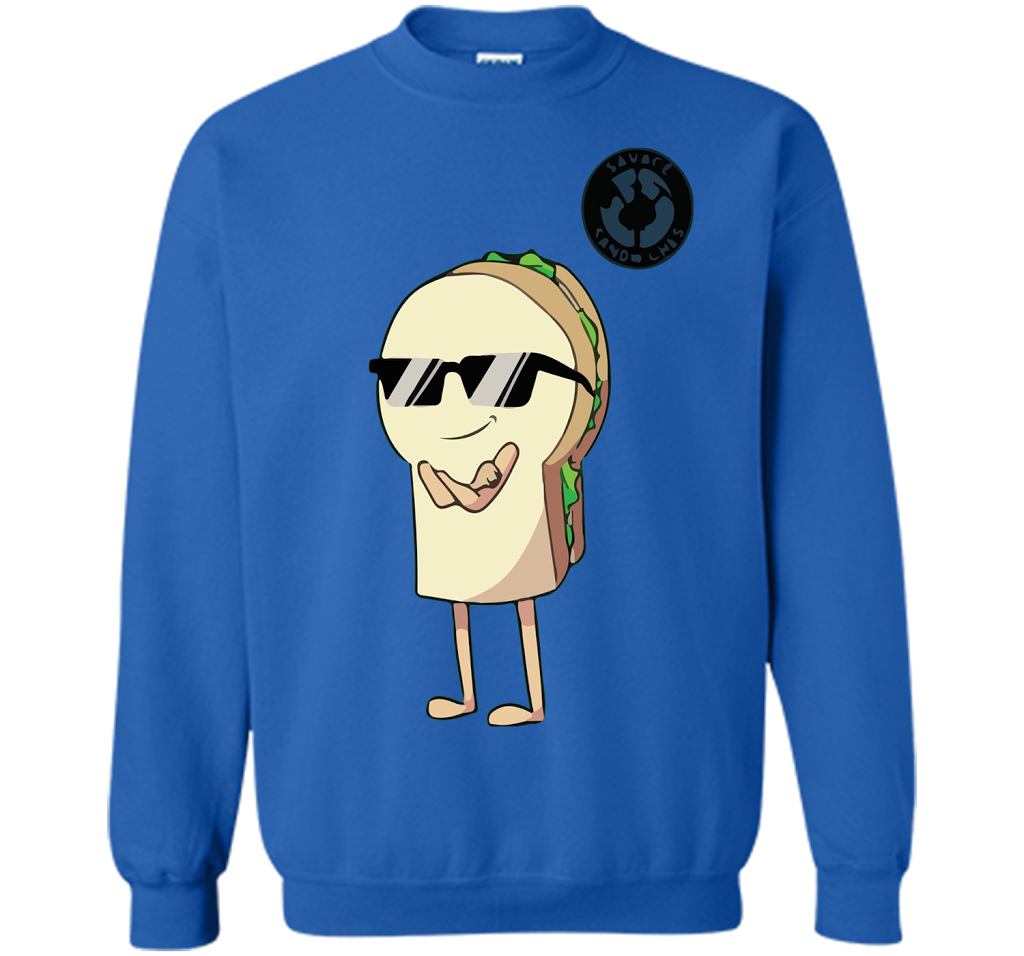 SAVAGE SANDWICH - FOOD LOVER LIMITED EDITION TEE shirt Royal