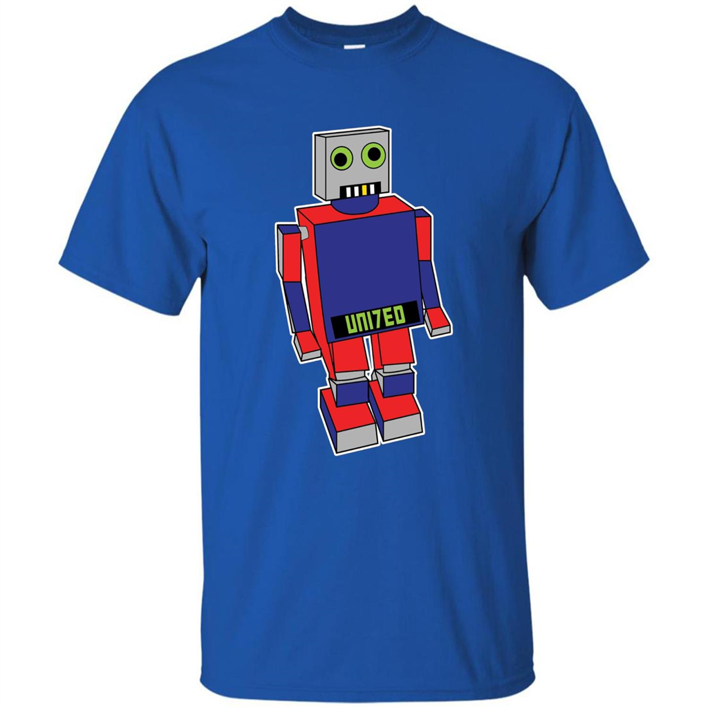 Robot T-shirt Gift for Kids Royal