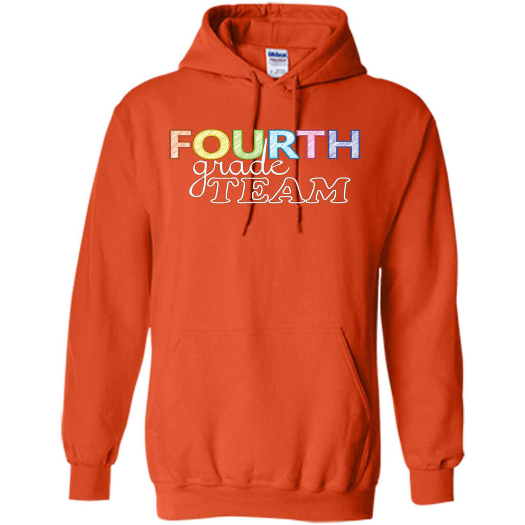 Fourth Grade Team T-shirt Orange