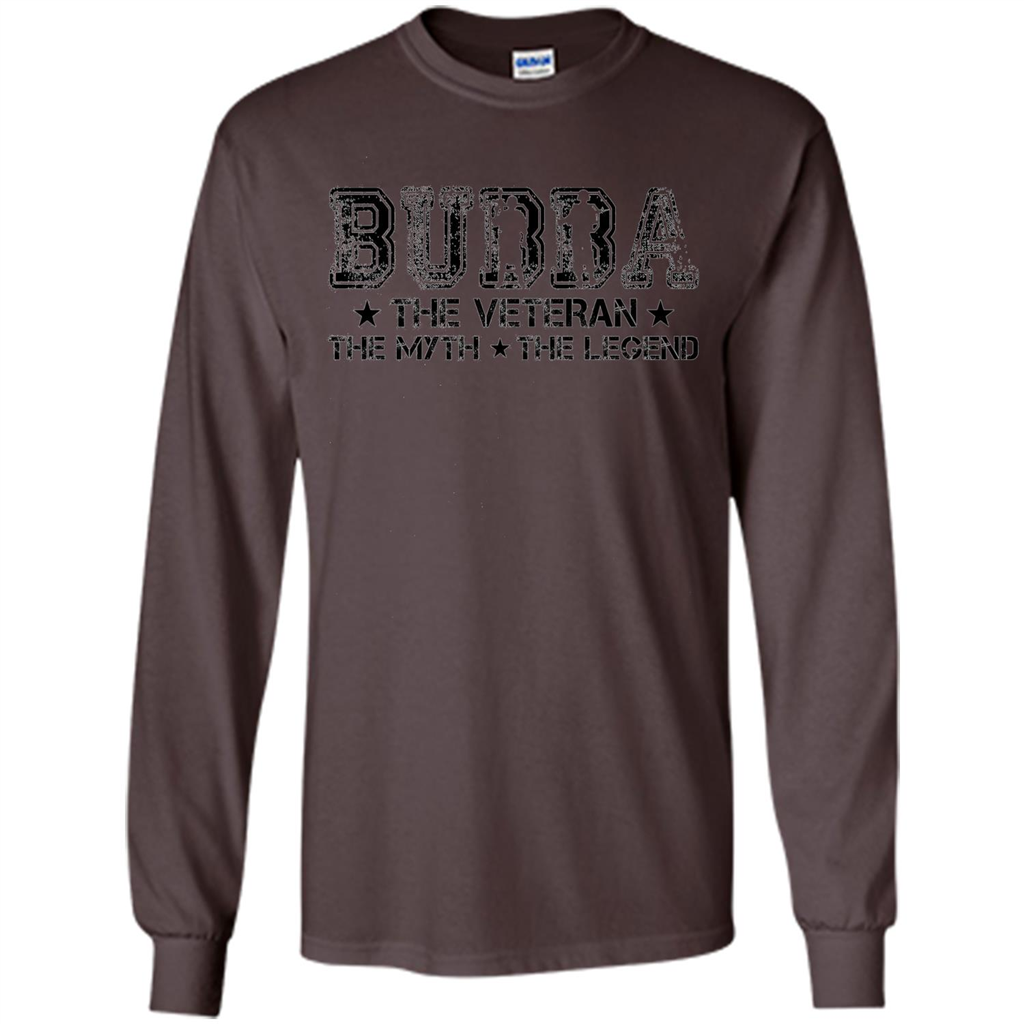 Fathers Day T-shirt Bubba The Veteran The Myth The Legend Dark Chocolate