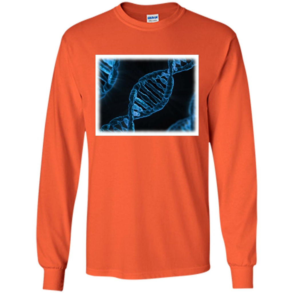 DNA T-shirt With DNA Strand Orange