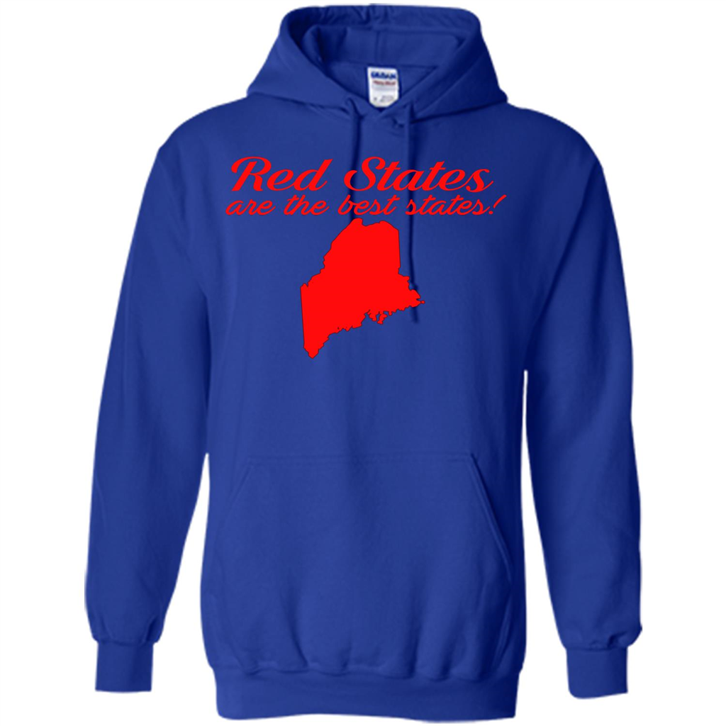Maine T-Shirt Red States Are The Best States Royal