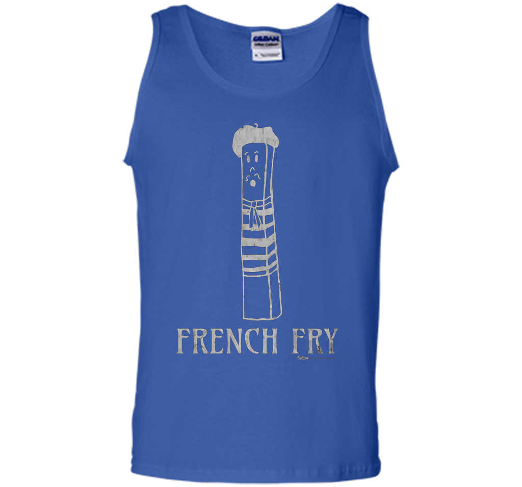 Vintage Paris French Fry T Shirt Men Women and Kids t-shirt Royal