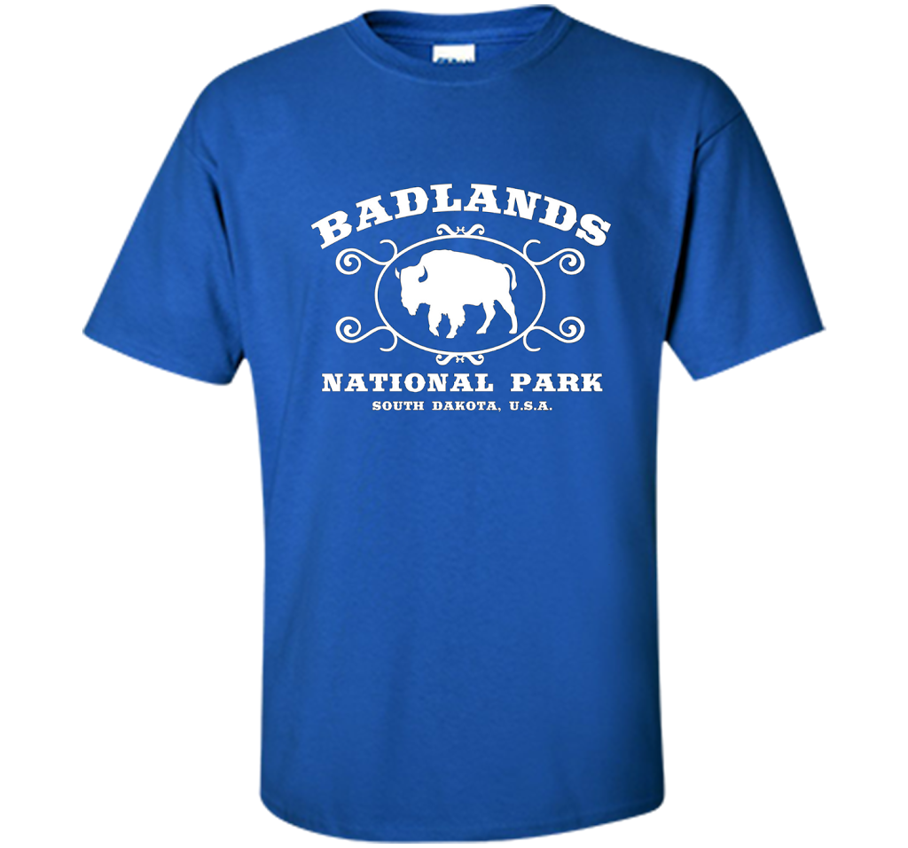Whereables: Badlands National Park T-Shirt cool shirt Royal
