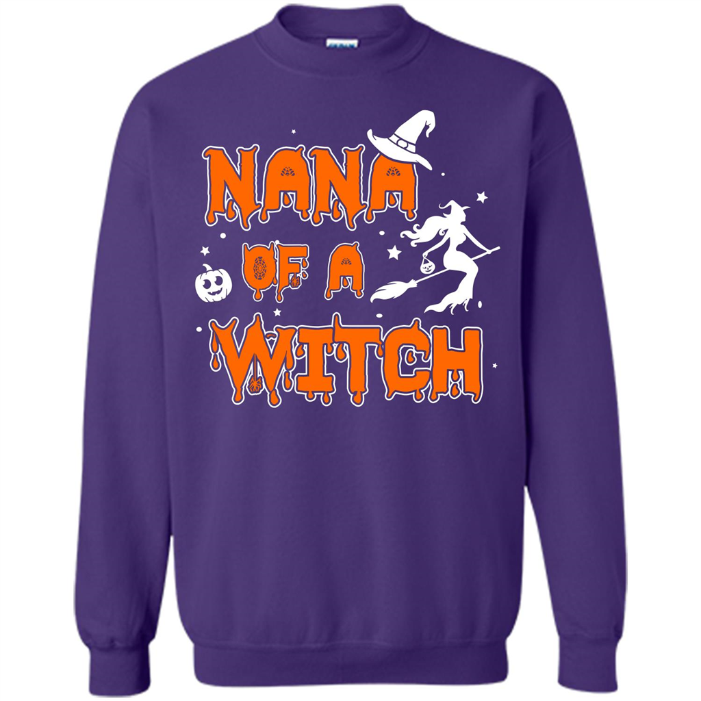 Halloween T-shirt Nana Of A Witch Orange