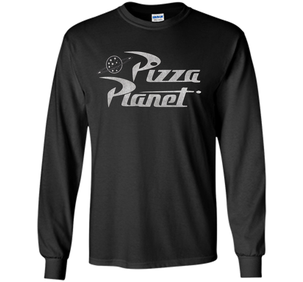 Pizza Planet Logo Graphic T-shirt Black S