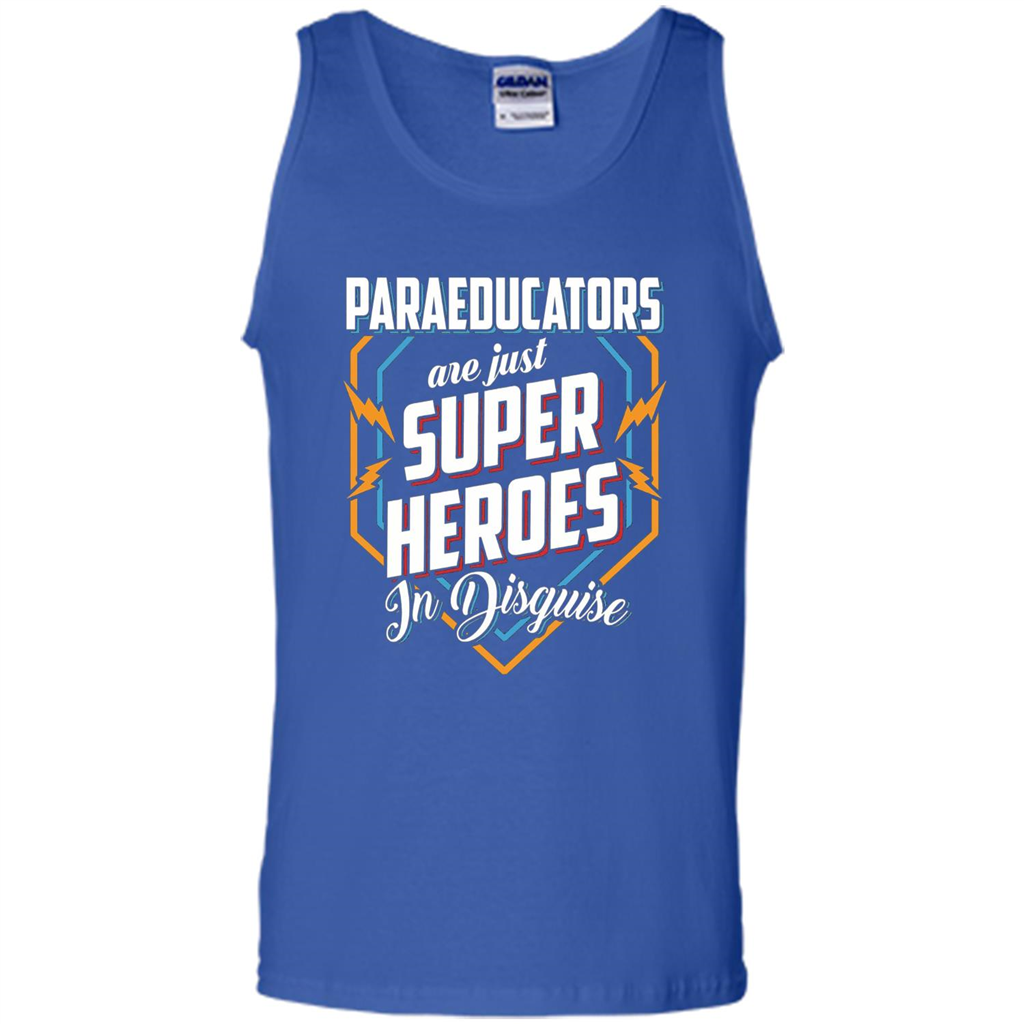 Paraeducators Are Super Heroes In Disguise T-shirt Royal