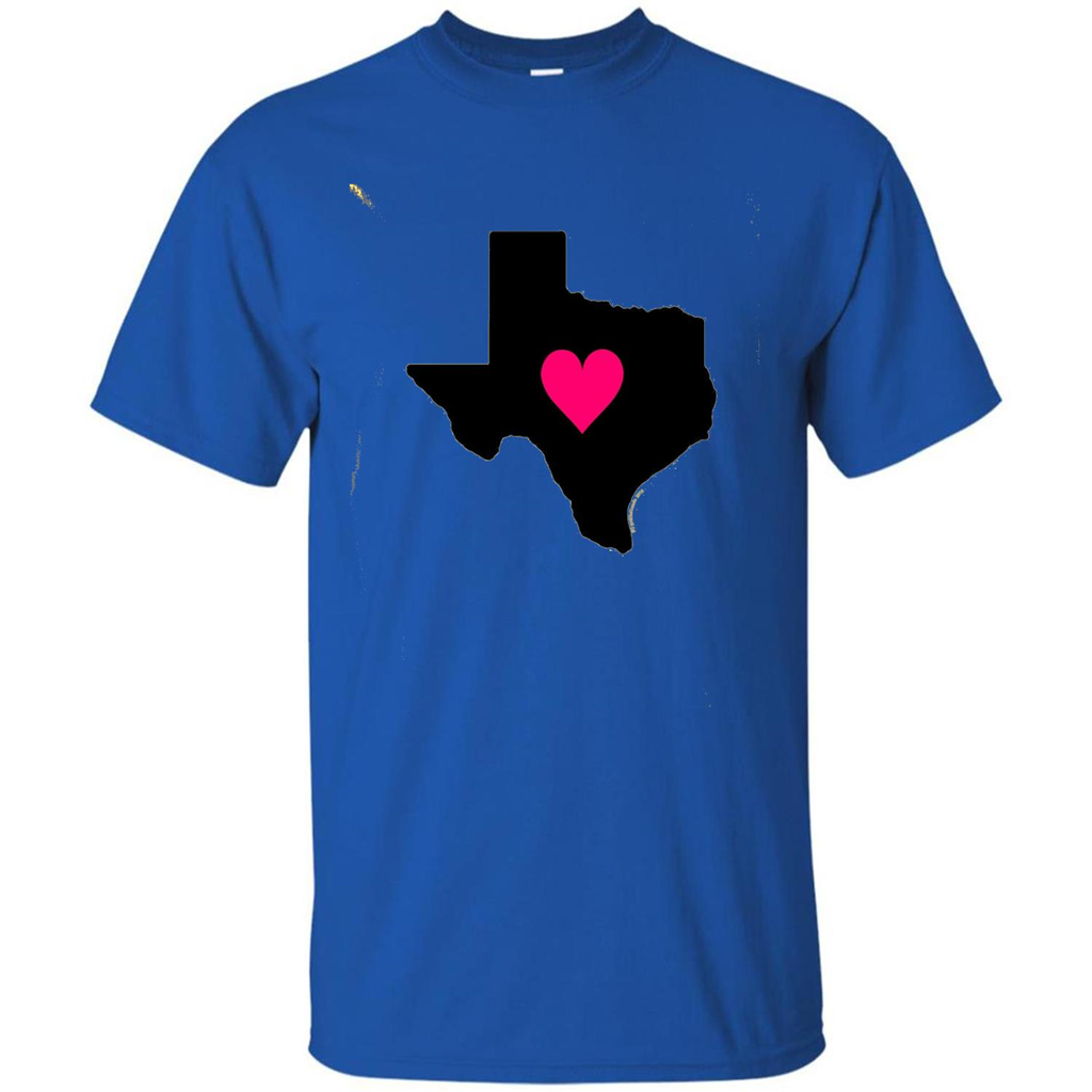 Texas - My Heart Is In Texas T-shirt Royal