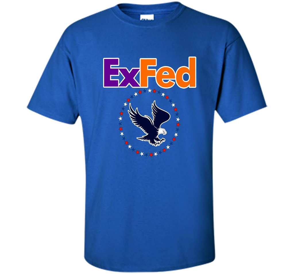 Funny Retired Federal Government Worker EX FED T-shirt t-shirt Royal