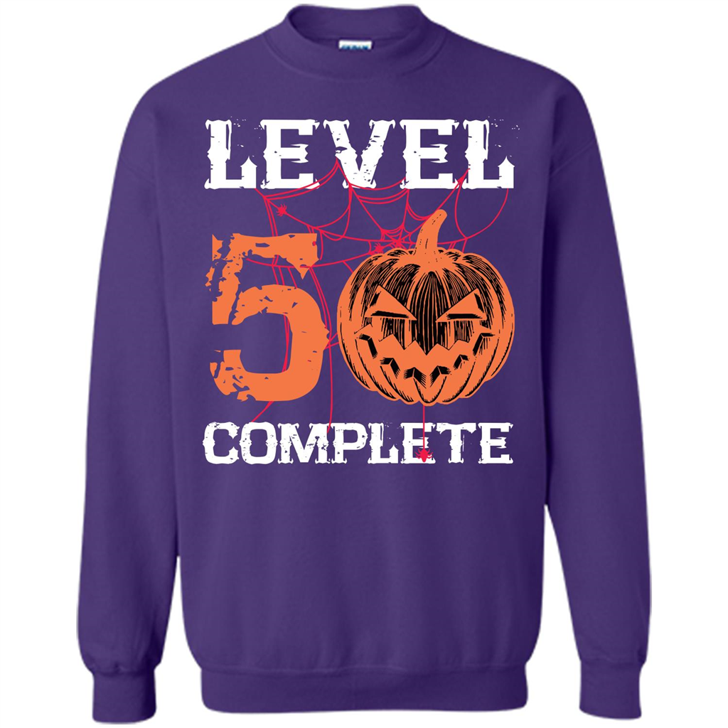 Halloween T-shirt Level 50 Complete Orange