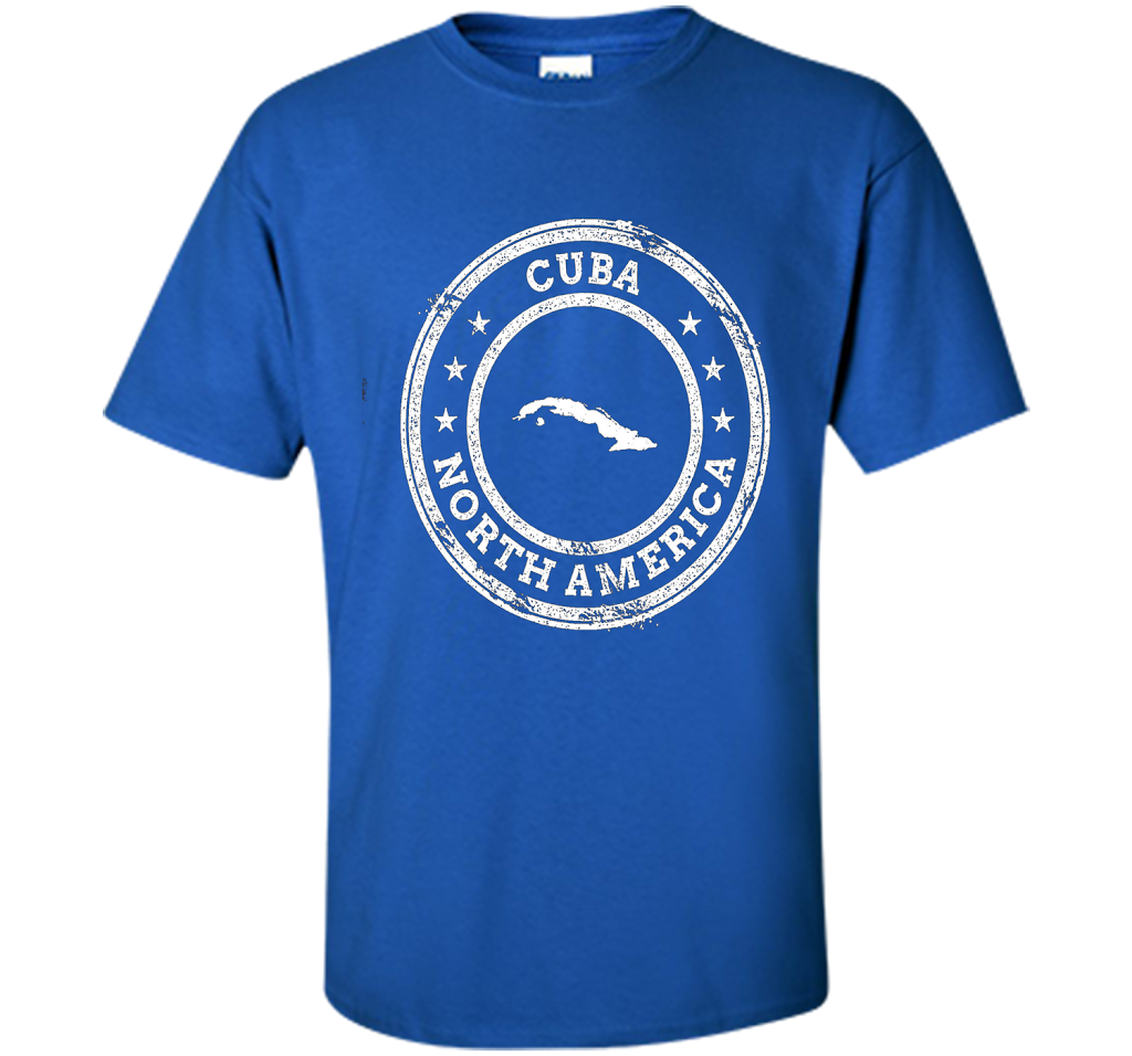 CUBA Passport Stamp T-Shirt (Premium) t-shirt Royal